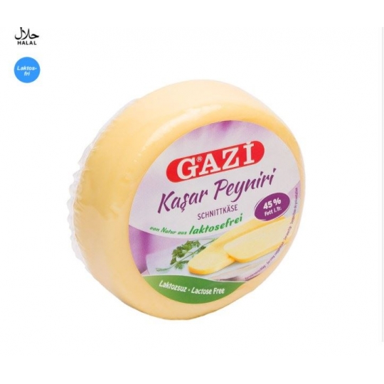 Gazi Kaşar Peyniri Laktozsuz 400gr