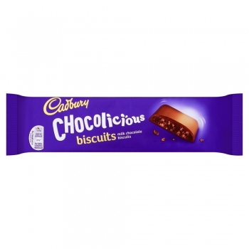Cadbury Chocolicious Biscuit Çikolata Kaplı Bisküvi 110g 