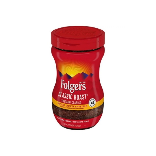 Folgers Classic Roast Instant Coffee 85g