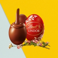 Lindt Lindor Milk Chocolate Egg Carton 6x28g
