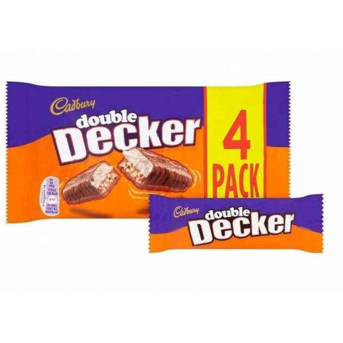 Cadbury Double Decker Çikolata Bar (4x40g) 160g