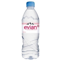 Evian Natural Mineral Water Plastic Bottle 500ml