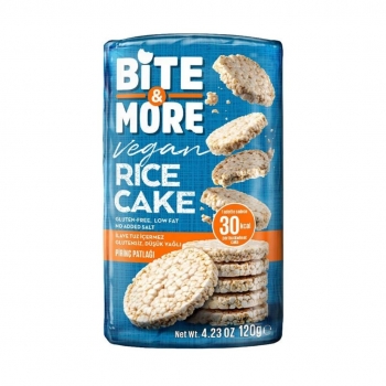 Bite & More Rice Cake - Vegan & Gluten Free 120g