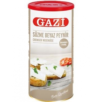Gazi Süzme Beyaz Peynir  U Yağlı Net Agirlik 800gr Brüt Ağırlık 1500 gr