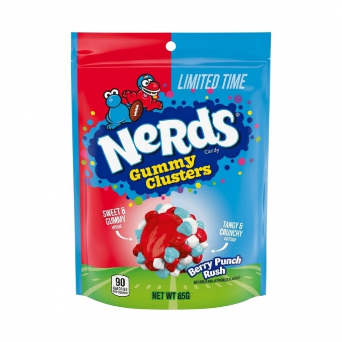 Nerds Gummy Clusters Berry Punch Rush 85g