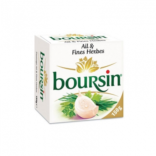 Boursin Soft Garlic & Herb Cream Cheese Sarımsaklı Krem  Peynir  150g