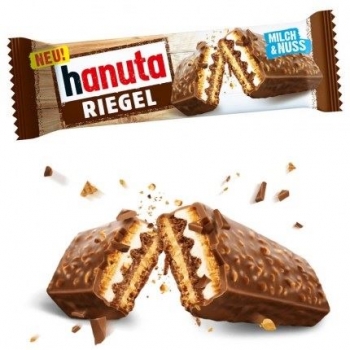 Hanuta Riegel Sütlü Fındıklı 35 gr Menşei Almanya