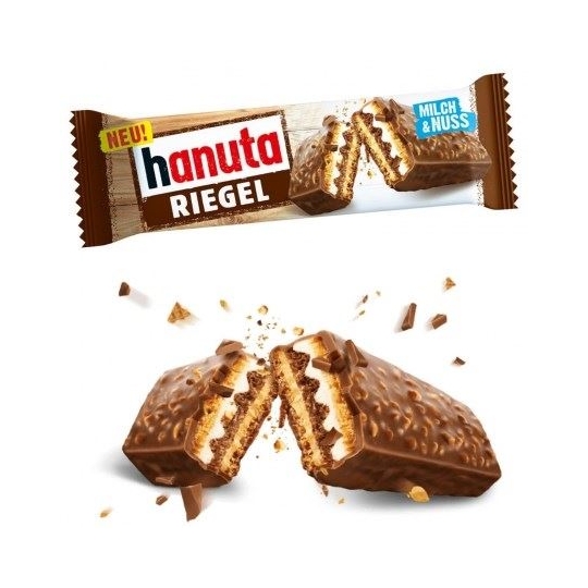 Hanuta Riegel Sütlü Fındıklı 35 gr Menşei Almanya