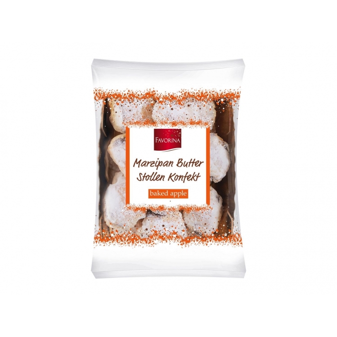 Favorina Marzipan Butter Stollen Konfekt - Baked Apple 350g