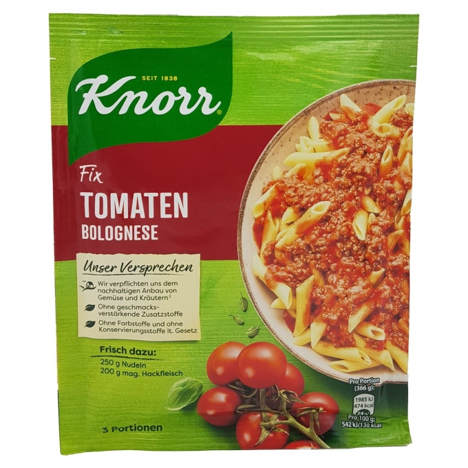 Knorr Fix Tomatoes Bolognese Bolonez Sosu  46g