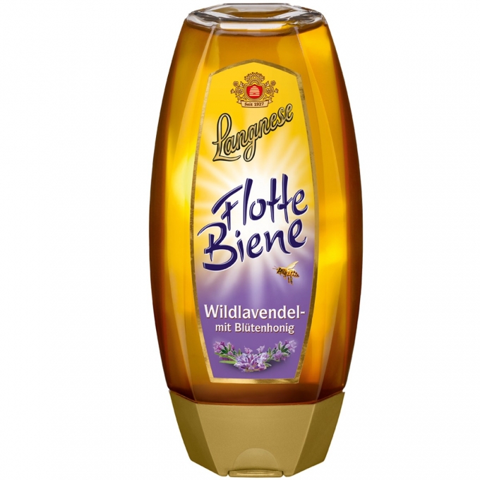Langnese Flotte Biene Wildlavendel-Mit Blütenhonig 250g