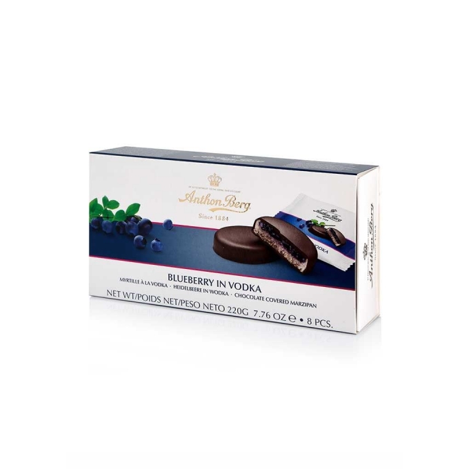 Anthon Berg - Fruit In Marzipan Blueberry  220g