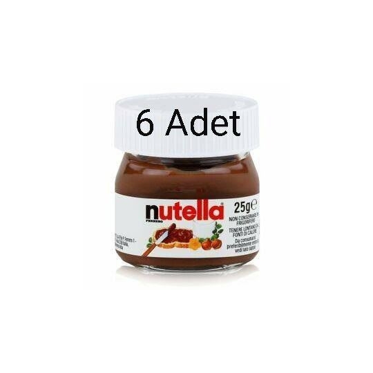 Nutella Mini Fındık Kreması 6'lı Set 25 gr