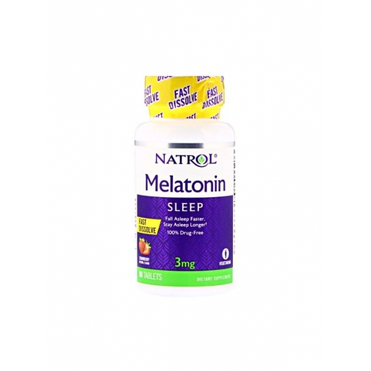  Natrol  Melatonin 3 MG  Fast Dissolve 90 Tablets