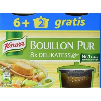 Knorr Bouillon Pur Delikatess Sebze Bulyon 8x28g=224g