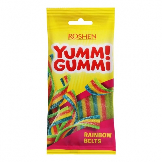 Roshen Yummi Gummi Rainbow Belts 70g
