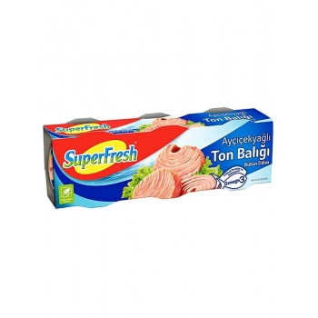 Superfresh Ayçiçek Yağlı Ton Balığı 3X75 Gr
