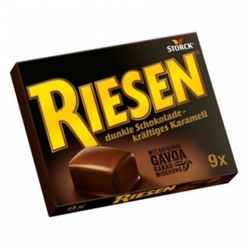 Riesen Dunkle Schokolade 9 Parça 81 g Karamelli Çikolata 