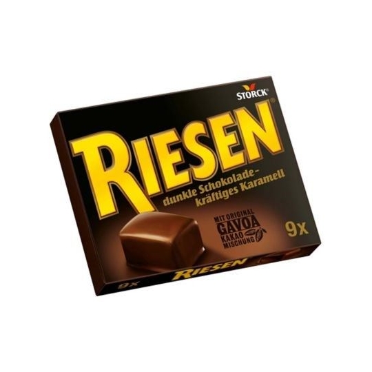 Riesen Dunkle Schokolade 9 Parça 81 g Karamelli Çikolata 