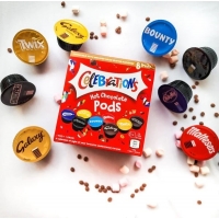 Celebrations Hot Chocolate Pods for Dolce Gusto Machine-8 Drinks 128g