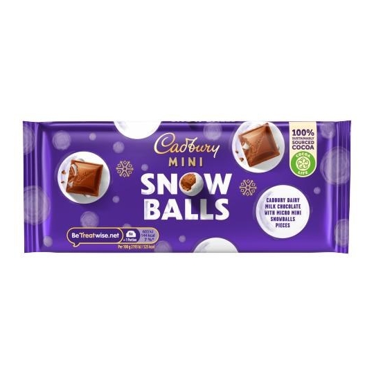 Cadbury Mini Snow Balls 110g