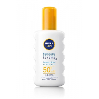 Nivea Sun Hassas Ciltleri Yatıştırır 50 Spf 200 ml
