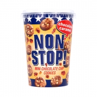 Non Stop! Chocolate Caramel - Mini Chocolate Chip Cookies 125g