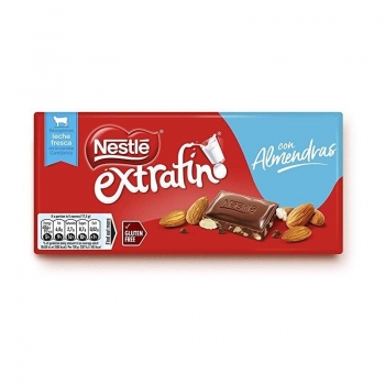 NESTLE CHOCOLATE CON LECHE Y ALMENDRAS 123G