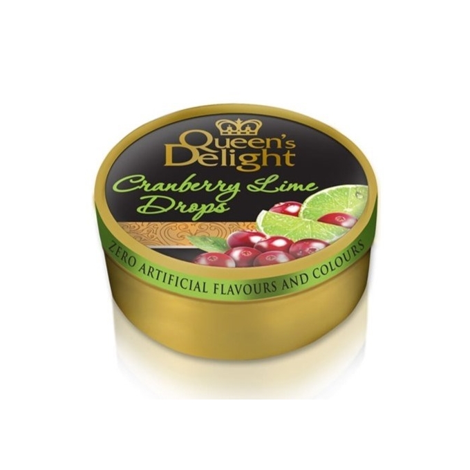 Queen's Delight Cranberry Lime Drops 150g