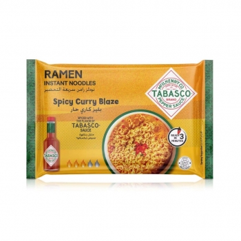 Tabasco Ramen Instant Noodles Spicy Curry Blaze 75g