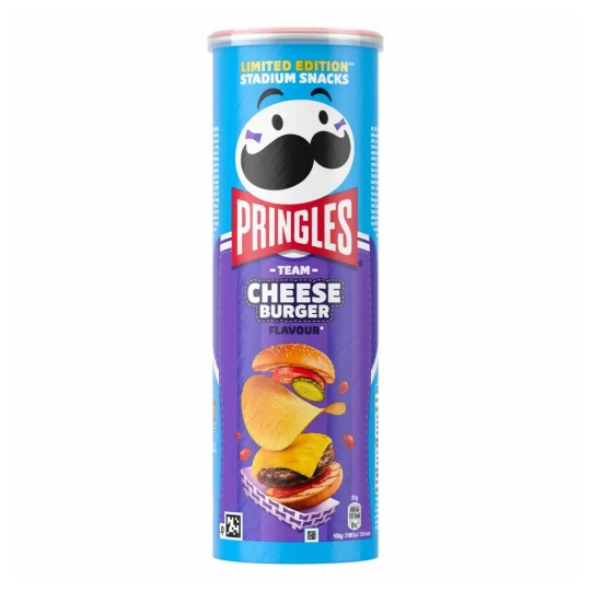 Pringles Team Cheese Burger Flavour 165g