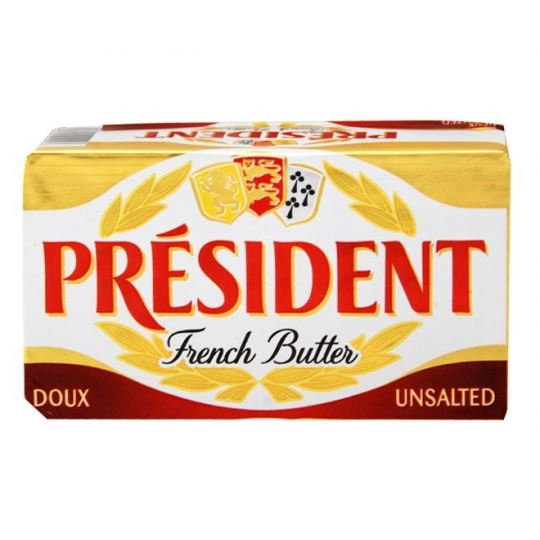 President Unsalted French Butter 200g