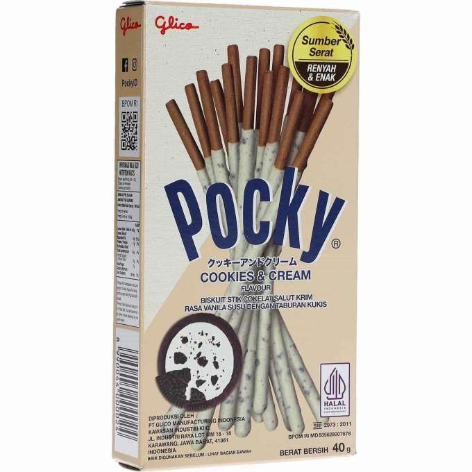 Glico Pocky Cookies & Cream 40g