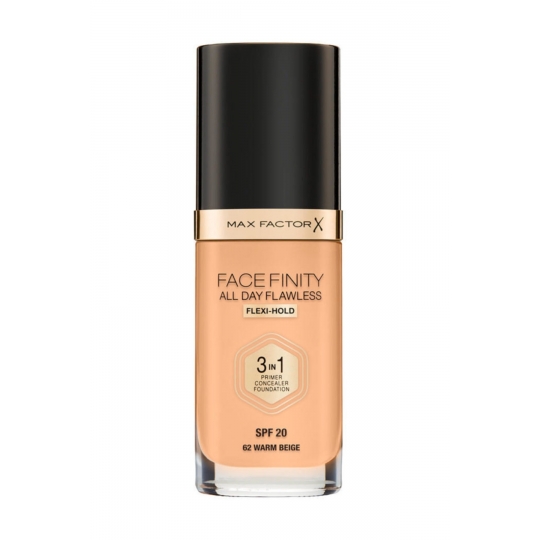 Max Factor FaceFinity All Day Flawless Foundation 62 Warm Beige