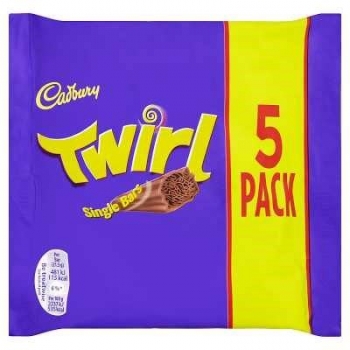 Cadbury Twirl Çikolata (5x21.5g) 107.5g