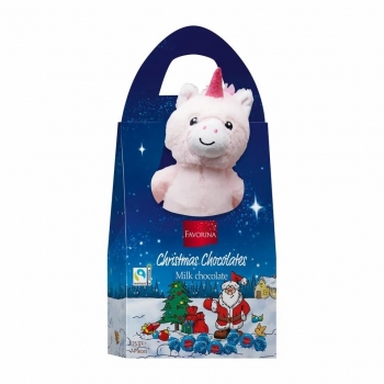 Favorina Christmas Chocolates - Peluş Unicorn 125g