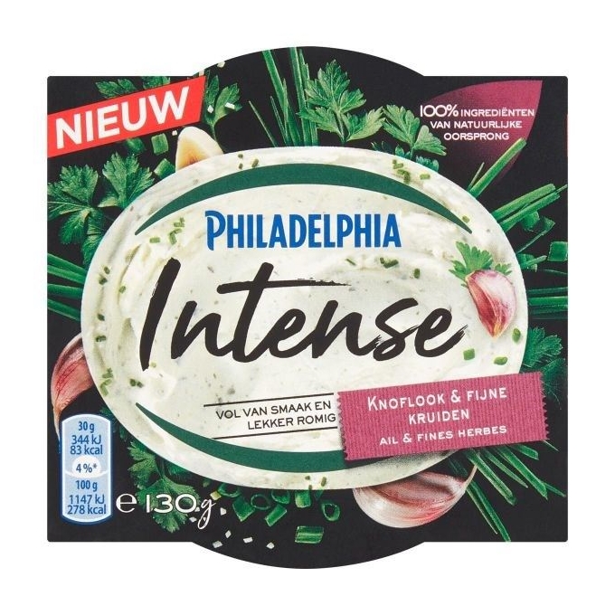 Philadelphia Intense Garlic Herbs Sarımsaklı Krem Peynir 130gr