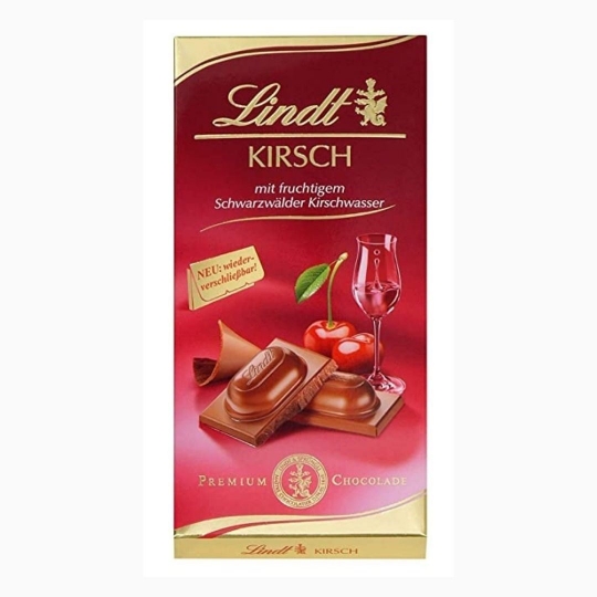 Lindt Kirsch Premium Chocolate Pouch, 100 g