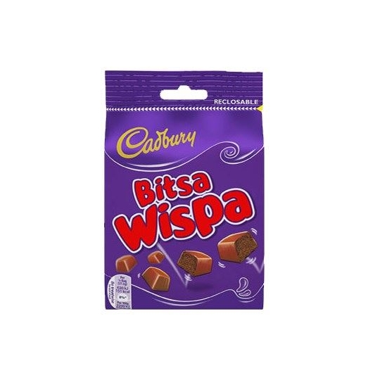 Cadbury Bitsa Wispa Chocolate Bag Bubble Çikolata  110gr