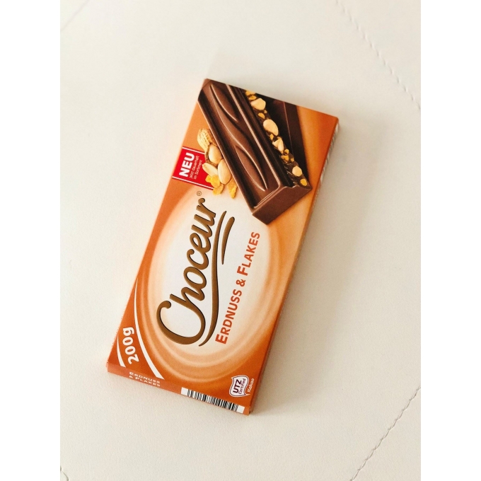 Choceur Erdnuss & Flakes Yer Fıstıklı Çikolata 200g