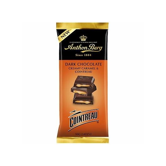 Anthon Berg Dark Chocolate Cointreau and caramel filling 90g