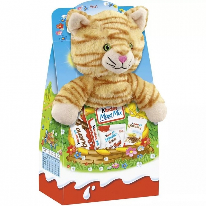 Kinder Maxi Mix Paskalya kedi figür 4 farklı çikolata 133g