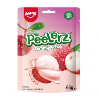 Amos Peelerz Gummy Lychee 65g