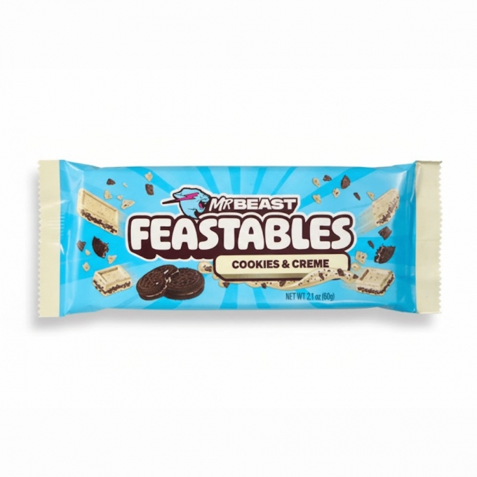 Feastables Mr Beast Cookies & Creme Chocolate 60g