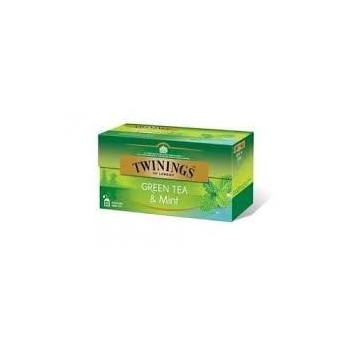 Twinings  Green Tea & Mint 25 Bardak