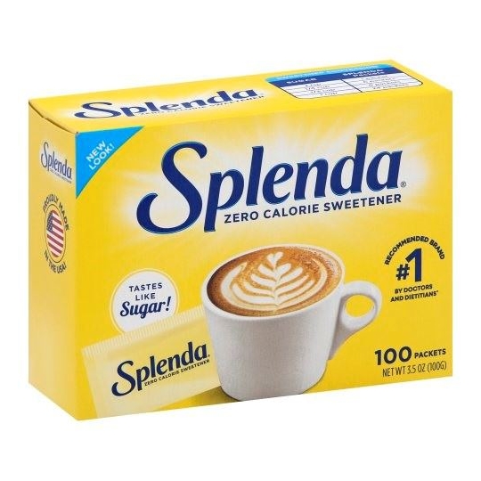 Splenda No Calorie Sweetener Kutu İçeriği 100 Adet