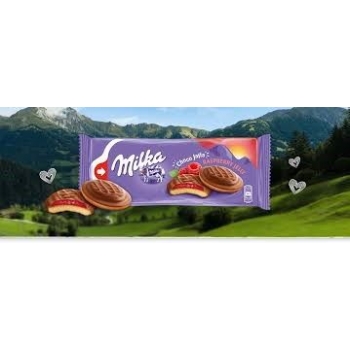 MİLKA RASPERRY JELLY  AHUDUDU AROMALI SÜTLÜ ÇİKOLATA 147 GR