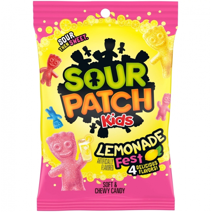 Sour Patch Kids Lemonade Soft & Chewy Candy 102g