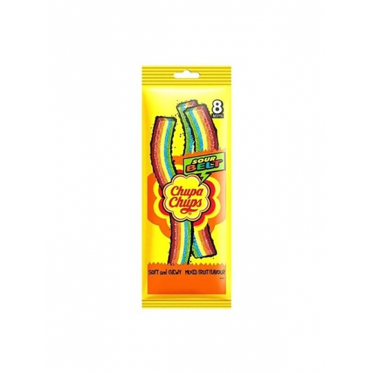 Chupa Chups Sour Belt Mixed Fruit 57g