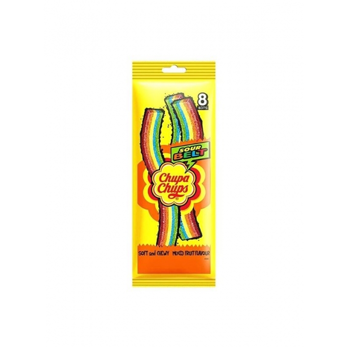 Chupa Chups Sour Belt Mixed Fruit 57g